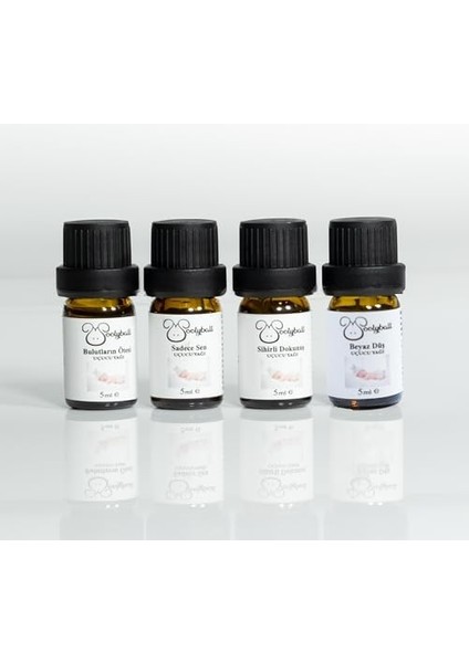 Woolyball Konsantre Uçucu Yağ Serisi, 4 Adet, 5 Ml, Yumuşak Kokular