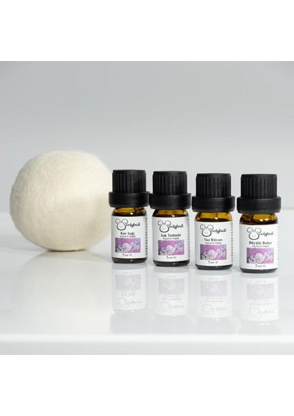 Woolyball Konsantre Uçucu Yağ Serisi, 4 Adet, 5 Ml, Yumuşak Kokular modelleri