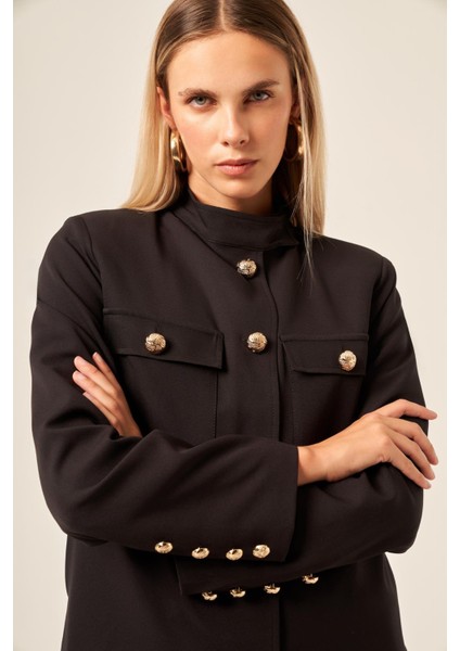 Kadin Etekli Pliseli Takım Siyah 31209 fırsatları