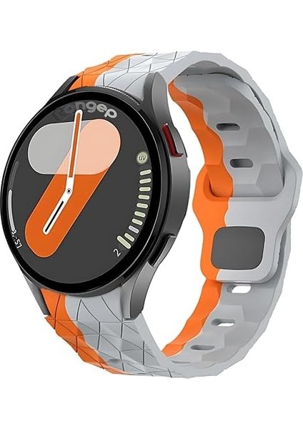 Sportif Pattern Loop 20MM Kordon ile Uyumlu Galaxy 7/6/5/4 Serisi Için Galaxy 7 Kordon (40MM/44MM) 6/4 (47/43/42MM) 5 Pro Uyumlu modelleri