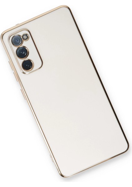 Samsung Galaxy S20 Fe Kılıf Volet Silikon - Beyaz