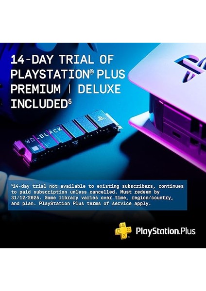 1tb SN850P 4tb Nvme M.2 SSD Ps5 Konsolları Için Resmi Lisanslı Depolama Genişletmesi, 7300MB/S'YE Kadar, Soğutucu ile - WDBBYV0010BNC-WRSN modelleri