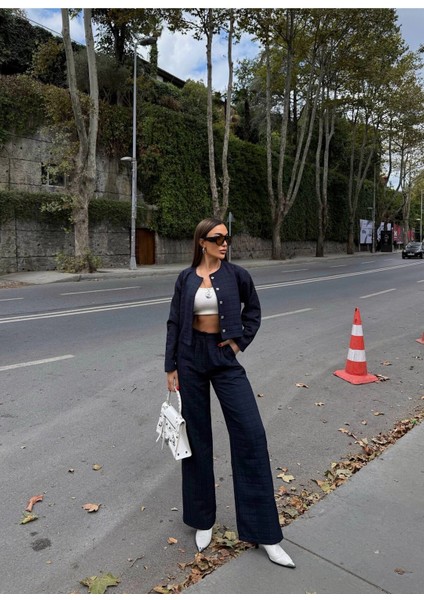 Kadın Kapitone Dokulu Oversize Ceket Pantolon Takım fiyatları