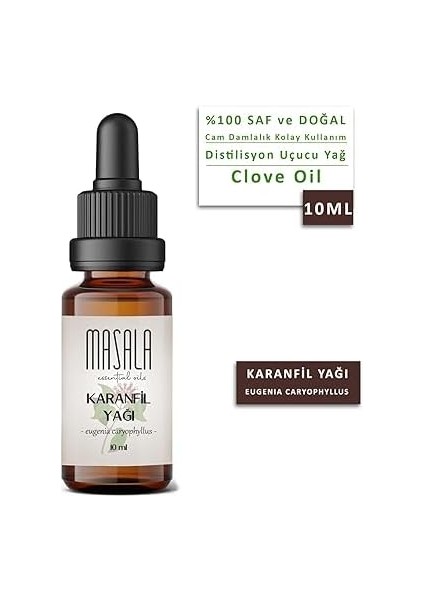 Masala Saf Karanfil Yağı 10 Ml. (Clove Bud Oil)