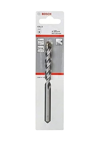 Professional Matkap ve Kırıcı Delici Uçları, Taş ve Beton, Gri, 1 Adet