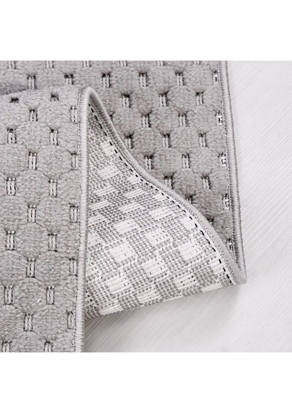 Zarza Modern Gri Polyester Pamuk Tabanlı Makine Halısı modelleri