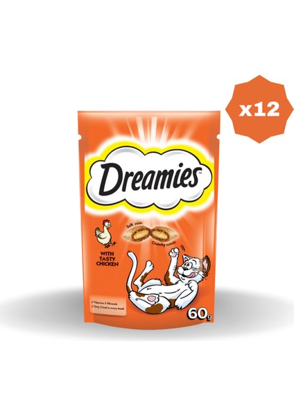 Kedi Ödül Maması Tavuklu 60 gr - (12 Adet)