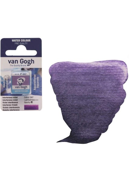 Van Gogh 1/2 Tablet Sulu Boya 847 Interference Violet