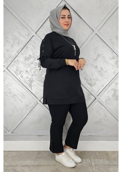 Kadın Kolu Aksesuar Detaylı Tesettür Tunik fiyatları