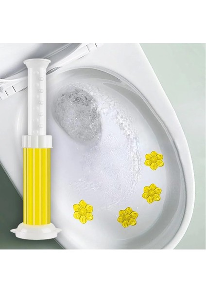 Tineke Wc Tuvalet Temizleme Jeli Klozet Jel Blok Koku Giderici Desenli Klozet Jeli Limon Sarı 1 Adet fiyatları