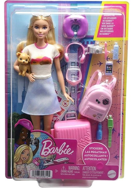 Buğz HJY18 Barbie Seyahatte Bebeği ve Aksesuarları indirimleri