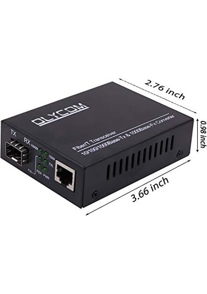 Sfp Fiber Ortam Dönüştürücü Fiber Optik Ağ Optik Dönüştürücü Sfp - Bakır Dönüştürücü Gigabit Ethernet (Sfp Modülü Olmadan) fiyatları