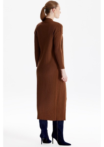 21598 Hırka Kombinli Triko Elbise modelleri