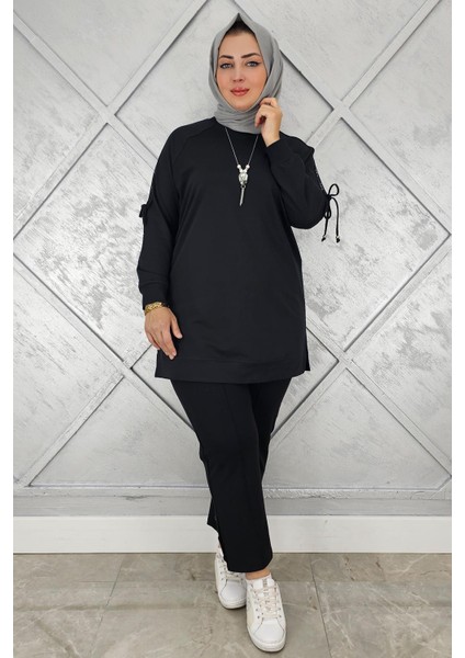 Kadın Kolu Aksesuar Detaylı Tesettür Tunik modelleri