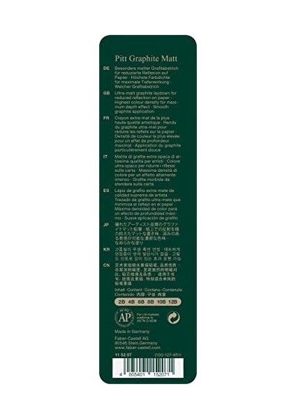 Dereceli Kurşun Seti, 6’lı, 2B-12B, Ultra Mat, Parlama Yapmaz, Teknik Çizim ve Eskiz Için, Dayanıklı Uç fiyatları