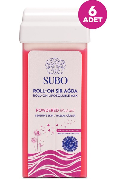 Roll-On Sir Ağda Pudralı 6X100 ml