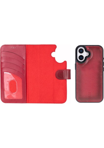 iPhone 17 Uyumlu Hakiki Deri Magsafe ve Rfıd Koruma Özellikli Çıkarılabilir Cüzdanlı Kılıf modelleri