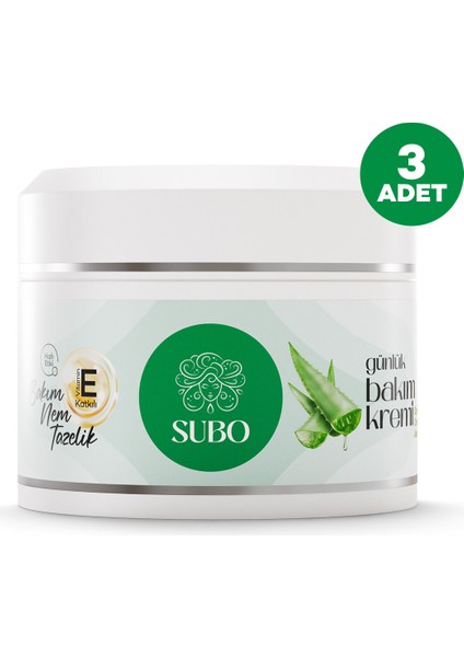 Günlük Bakım Kremi Aloe Vera 3X250 ml indirimleri