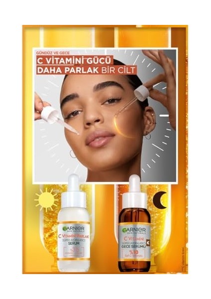Garnier C Vitamini Süper Aydınlatıcı Gece Serumu modelleri