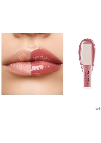Alıx Avıen Maxivolumizer Lipgloss 216 - Glazing Fuchsia - Kalıcı ve Nemlendirici Ruj - Dolgunlaştırıcı Etki