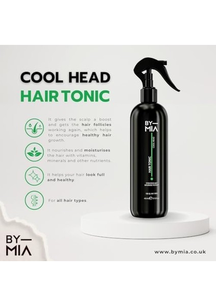By Mıa Saç Toniği 400ML | Saç Derisi Toniği | Saçı Güçlendirir | Sağlıklı Saç Büyümesini Destekler | Serinletici ve Ferahlatıcı | Tüm Saç Tipleri Için modelleri
