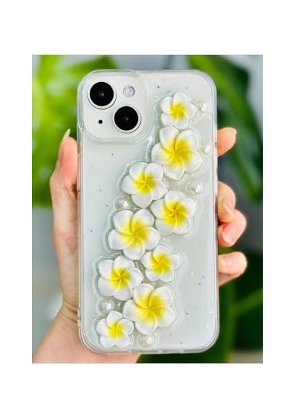 Aksesuar 13-14 ve 15 ile Uyumlu Epoksi Sarı Çiçek Oyuncak Tasarımlı Esnek Silikon Kılıfı fiyatları