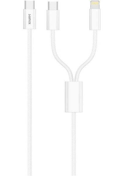 2in1 Usb-C ve Şarj Kablosu IP12