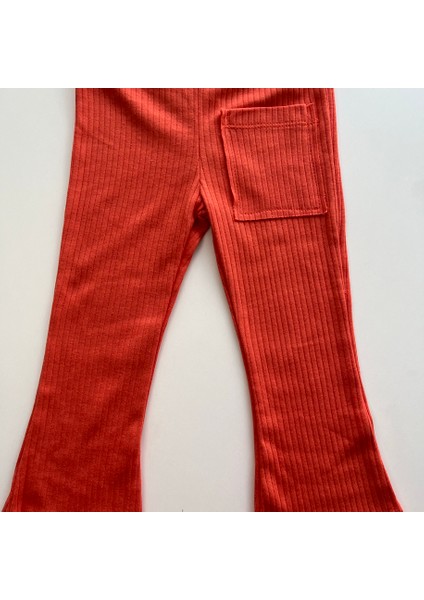 MK-2473 Kız Çocuk %100 Pamuk Kiremit Eşofman Takımı fırsatları