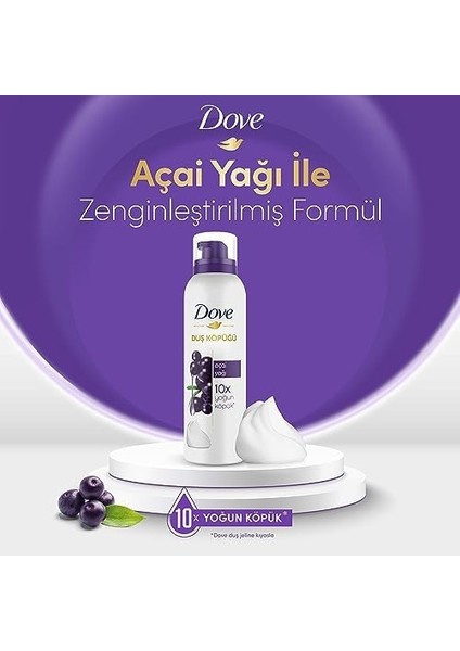Dove Duş Köpüğü Açai Yağı Yoğun Köpük 200 ml modelleri