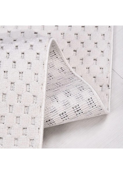 Ceclavin Modern Beyaz Polyester Pamuk Tabanlı Makine Halısı modelleri