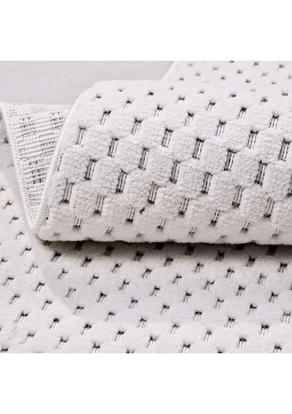 Ceclavin Modern Beyaz Polyester Pamuk Tabanlı Makine Halısı indirimleri