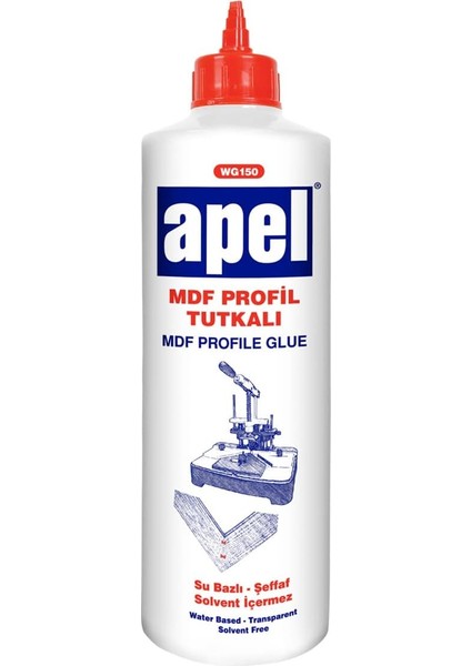 Mdf Profil Tutkalı, Beyaz, 600 G