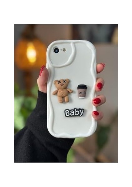 Aksesuar 7 ve 8 ile Uyumlu Krem Baby Tasarımlı Oyuncaklı Kılıf fiyatları