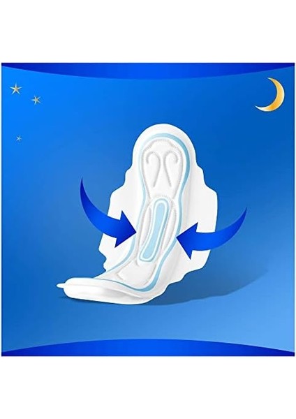 Orkid Maxi Hijyenik Ped Gece (Boy 3) Süper Ekonomik Paket 24 Ped