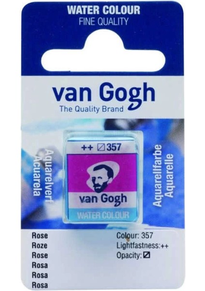Van Gogh 1/2 Tablet Sulu Boya 357 Rose