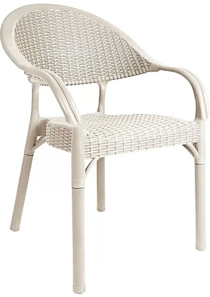 Bambu Rattan Görünümlü Sehpalı Set 2 Adet Koltuk + 45 cm Sehpalı Sandalye Seti fırsatları