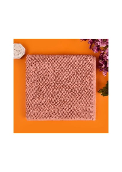 Soft Carrie Ayak Havlusu - Kahverengi - 60X60 cm