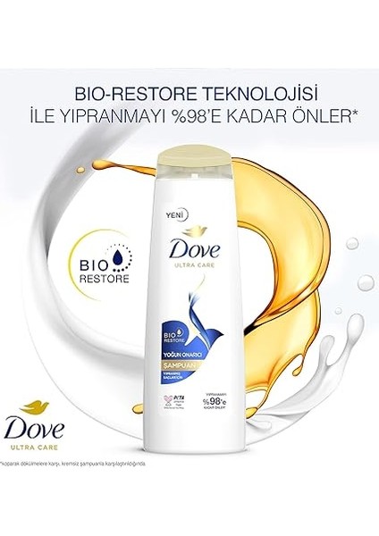 Ultra Care Saç Bakım Şampuanı Yoğun Onarıcı Yıpranmış Saçlar Için 400 ml modelleri