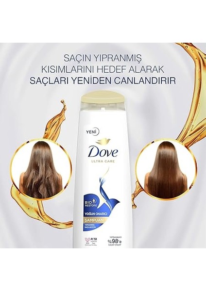 Ultra Care Saç Bakım Şampuanı Yoğun Onarıcı Yıpranmış Saçlar Için 400 ml fırsatları