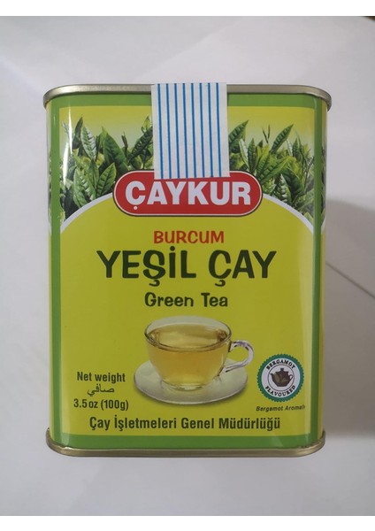 Çaykur Burcum Yeşil Çay Bergamot Aromalı 100G fiyatları