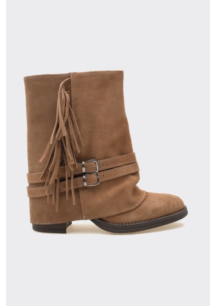 Leros Taba Hakiki Deri Süet Bot