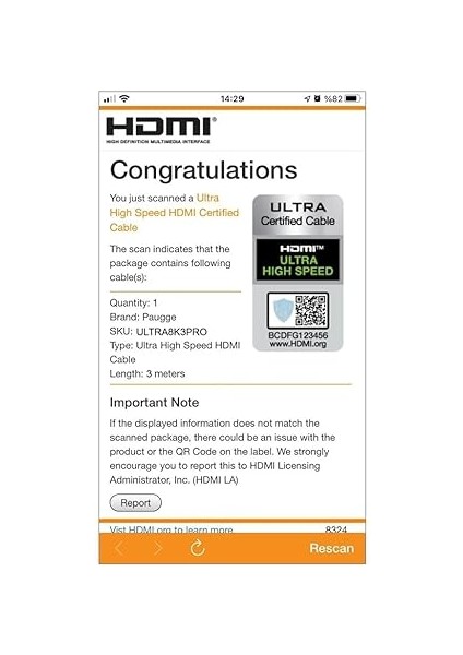 Ultra Sertifikalı Hdmı® 2.1b Kablo - (2.1b/2.1/2.0b/2.0/1.4) 10K, 8k 60Hz, 4K 240Hz 165Hz 144Hz 120Hz 60Hz, Earc, Hdcp2.3, Hdr, D-Hdr, Dolby Vision, Dolby Atmos (3m) modelleri