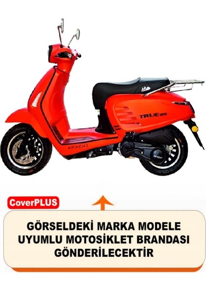 Apachi True 125 Branda Motosiket Brandası (Gri Renk) Motor Örtüsü Çadır Su Geçirmez Motosiklet Kılıfı Motor Brandası fiyatları