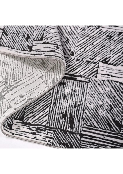 Encina Modern Siyah Polyester Kaydırmaz Tabanlı Makine Halısı modelleri