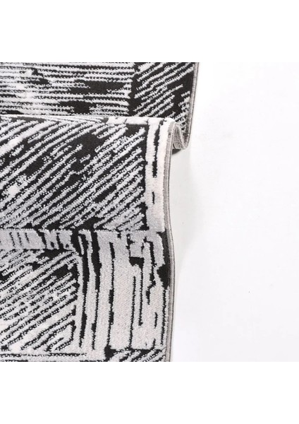 Encina Modern Siyah Polyester Kaydırmaz Tabanlı Makine Halısı indirimleri