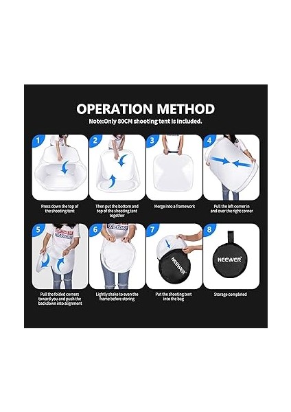 60 x 60 cm Fotoğraf Stüdyosu Kayıt Çadırı Işık Küpü Difüzyon Yumuşak Kutu Seti 4 Renkli Arka Planlı (Kırmızı Koyu Mavi Siyah Beyaz) Fotoğraf Için fiyatları