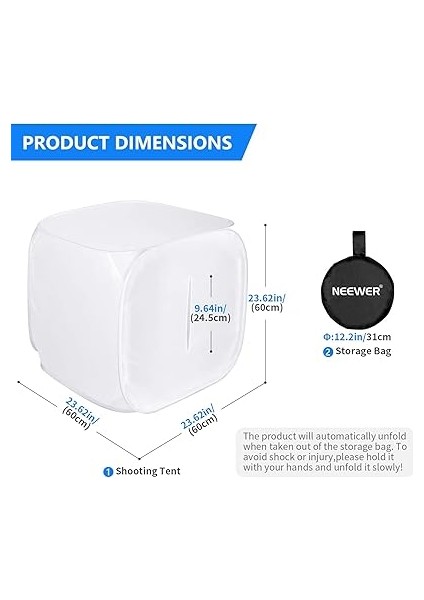 60 x 60 cm Fotoğraf Stüdyosu Kayıt Çadırı Işık Küpü Difüzyon Yumuşak Kutu Seti 4 Renkli Arka Planlı (Kırmızı Koyu Mavi Siyah Beyaz) Fotoğraf Için modelleri