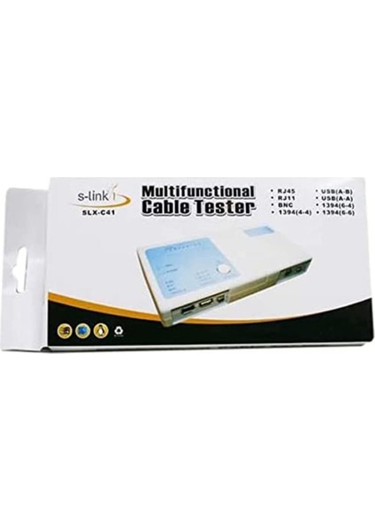 SLX-C41 LAN-USB-1394 Kablo Test, Beyaz