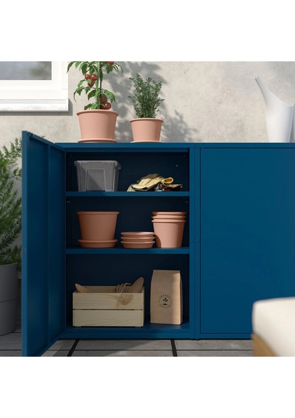 Sundsdö Kapaklı Dolap Koyu Mavi 60 x 35 x 86 cm modelleri