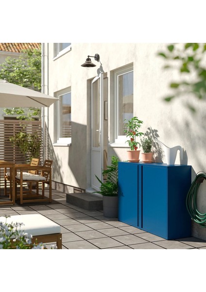 Sundsdö Kapaklı Dolap Koyu Mavi 60 x 35 x 86 cm